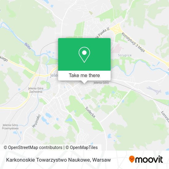 Karkonoskie Towarzystwo Naukowe map