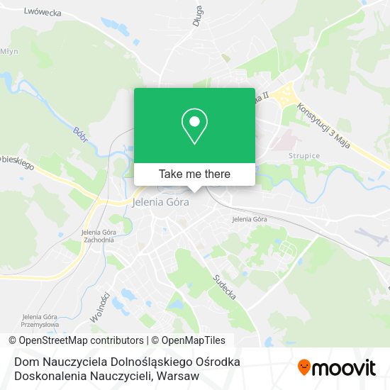 Dom Nauczyciela Dolnośląskiego Ośrodka Doskonalenia Nauczycieli map