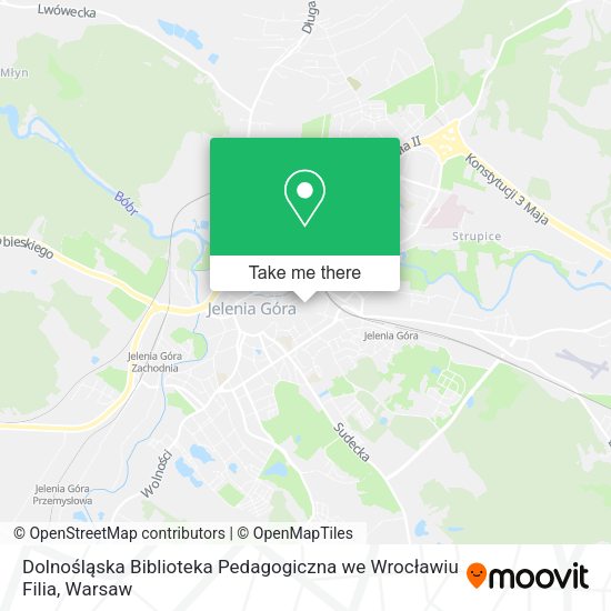 Dolnośląska Biblioteka Pedagogiczna we Wrocławiu Filia map