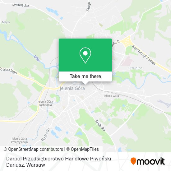 Darpol Przedsiębiorstwo Handlowe Piwoński Dariusz map