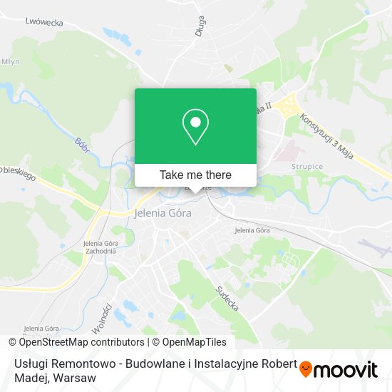 Usługi Remontowo - Budowlane i Instalacyjne Robert Madej map