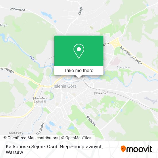 Karkonoski Sejmik Osób Niepełnosprawnych map