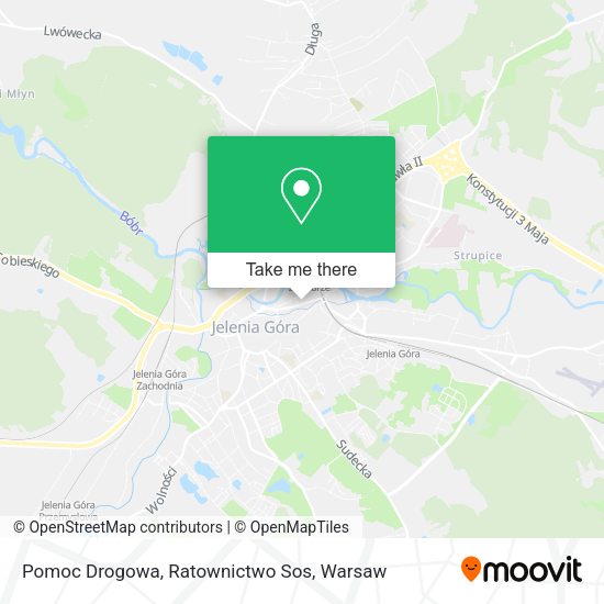 Pomoc Drogowa, Ratownictwo Sos map