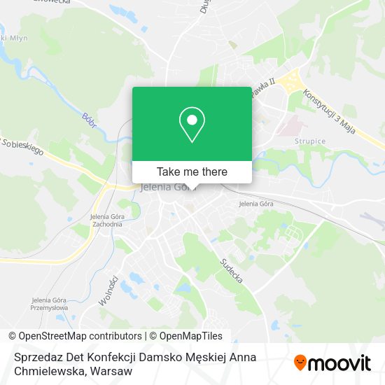 Sprzedaz Det Konfekcji Damsko Męskiej Anna Chmielewska map