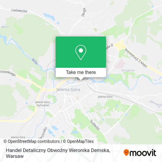 Handel Detaliczny Obwoźny Weronika Demska map