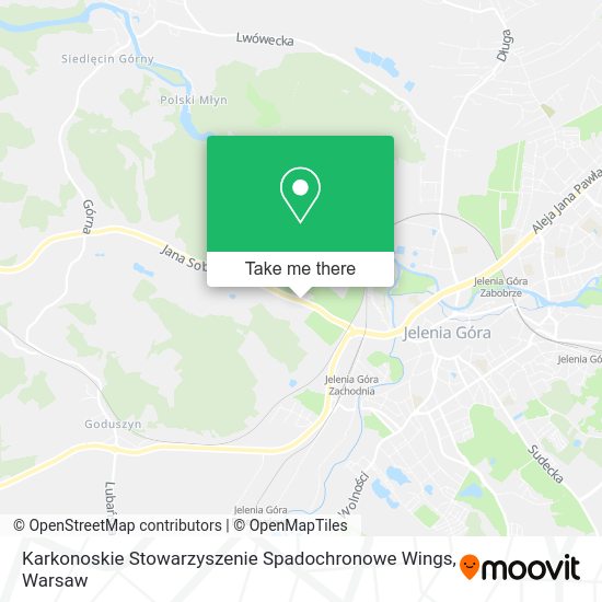 Karkonoskie Stowarzyszenie Spadochronowe Wings map