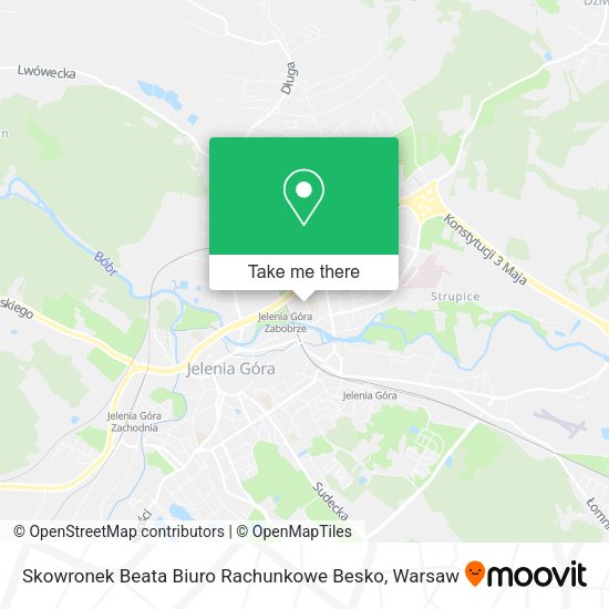 Skowronek Beata Biuro Rachunkowe Besko map