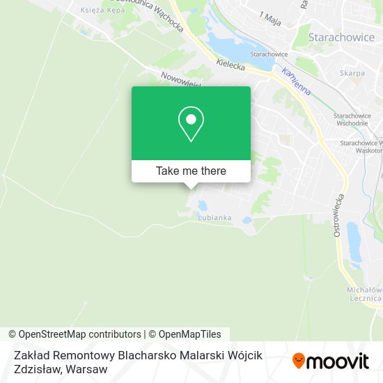 Zakład Remontowy Blacharsko Malarski Wójcik Zdzisław map