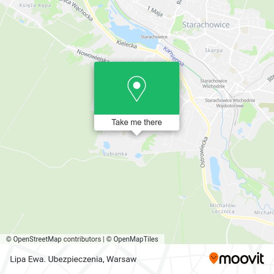 Lipa Ewa. Ubezpieczenia map