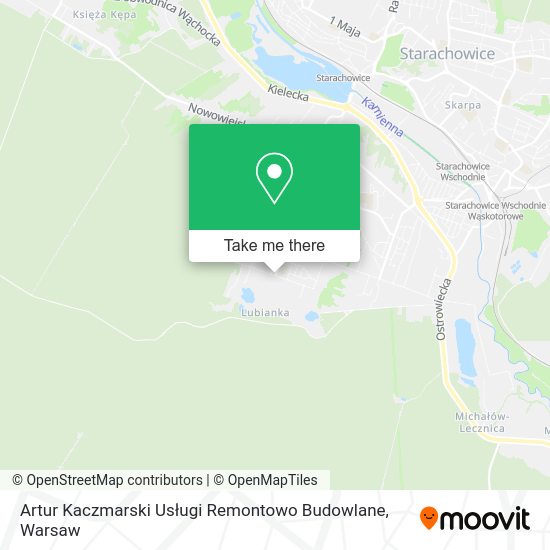 Artur Kaczmarski Usługi Remontowo Budowlane map