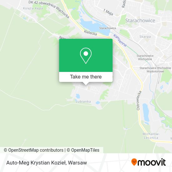 Auto-Meg Krystian Kozieł map