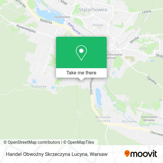 Handel Obwoźny Skrzeczyna Lucyna map