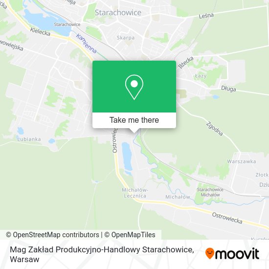 Mag Zakład Produkcyjno-Handlowy Starachowice map