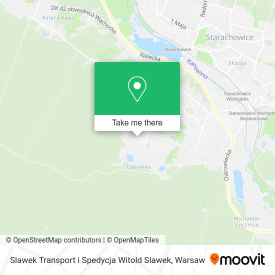 Карта Slawek Transport i Spedycja Witold Slawek