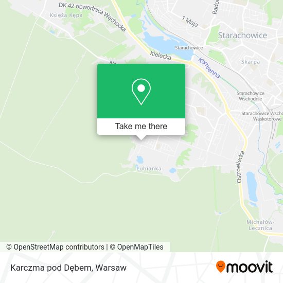 Karczma pod Dębem map