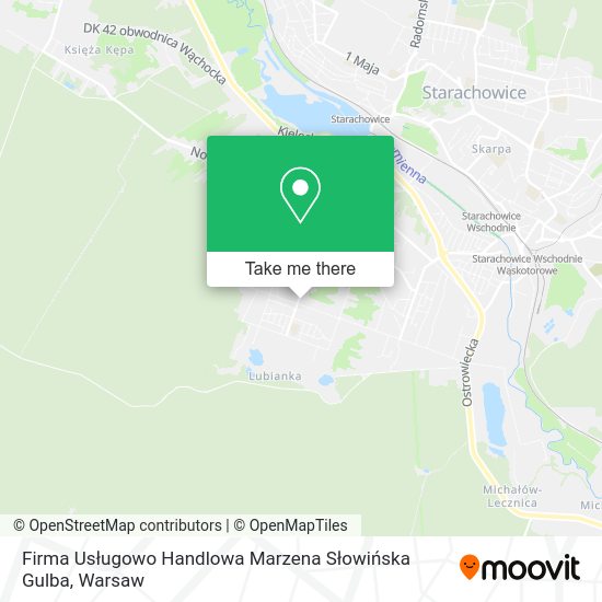 Firma Usługowo Handlowa Marzena Słowińska Gulba map