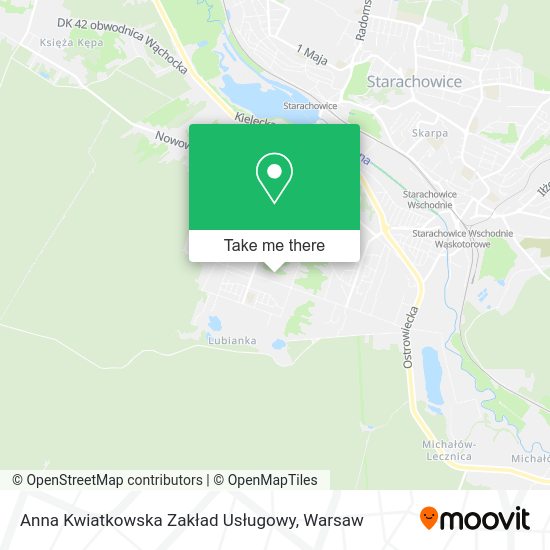 Anna Kwiatkowska Zakład Usługowy map