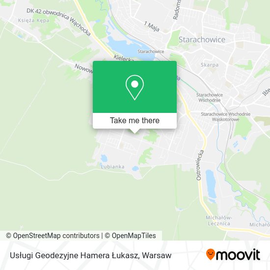 Usługi Geodezyjne Hamera Łukasz map