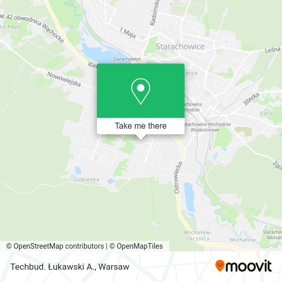 Techbud. Łukawski A. map