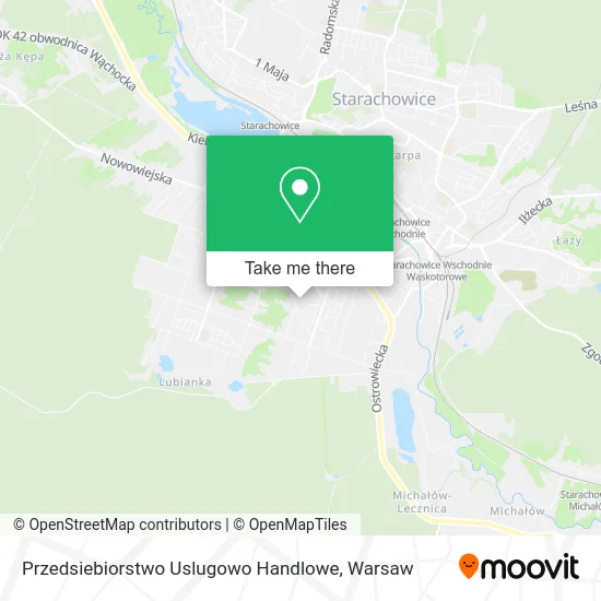 Карта Przedsiebiorstwo Uslugowo Handlowe
