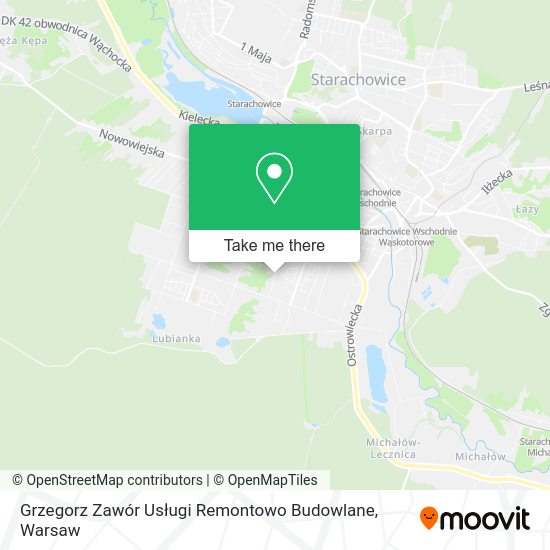 Grzegorz Zawór Usługi Remontowo Budowlane map