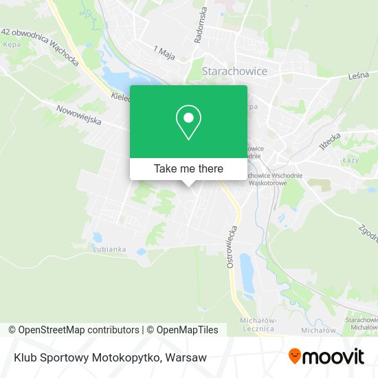 Klub Sportowy Motokopytko map