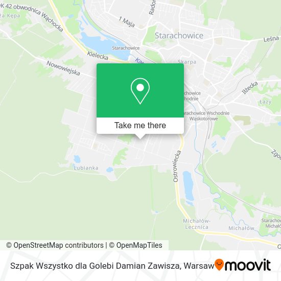 Szpak Wszystko dla Golebi Damian Zawisza map