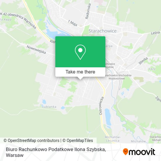 Biuro Rachunkowo Podatkowe Ilona Szybska map