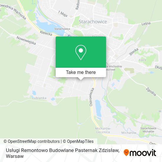 Usługi Remontowo Budowlane Pasternak Zdzisław map