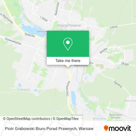 Карта Piotr Grabowski Biuro Porad Prawnych