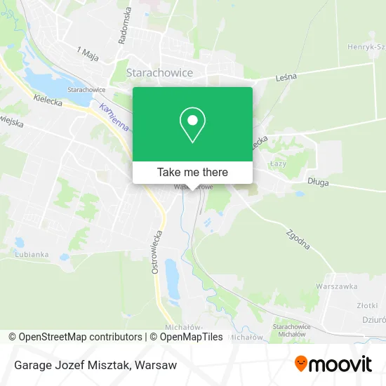 Карта Garage Jozef Misztak