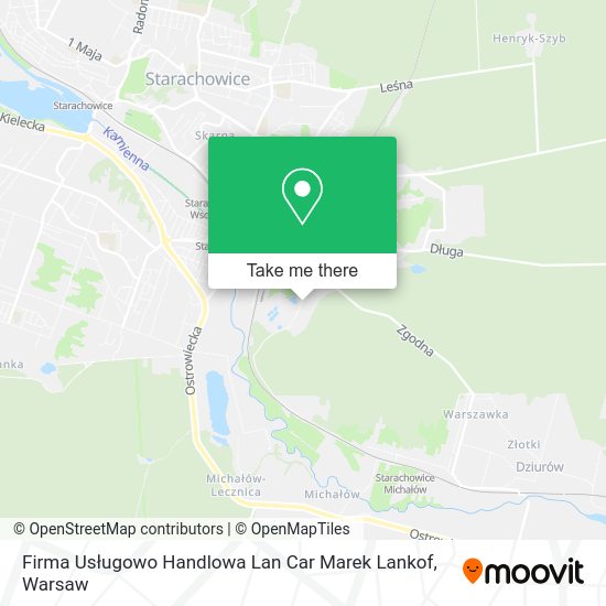 Firma Usługowo Handlowa Lan Car Marek Lankof map