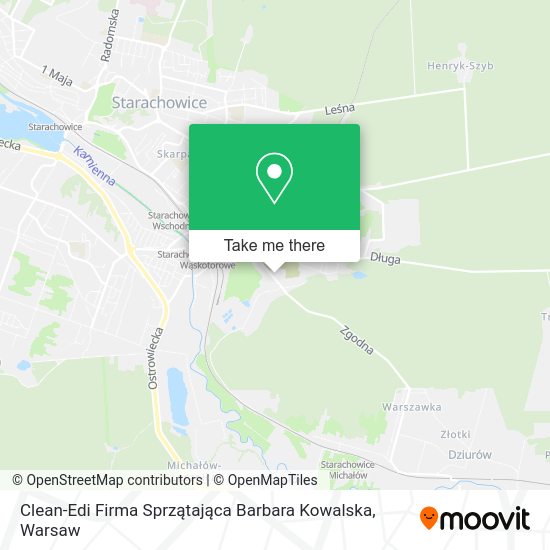 Clean-Edi Firma Sprzątająca Barbara Kowalska map