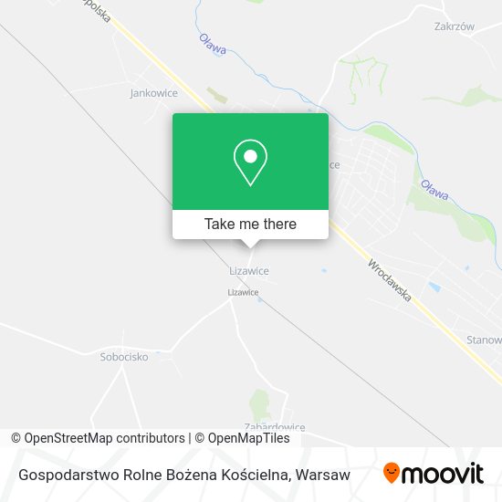 Gospodarstwo Rolne Bożena Kościelna map