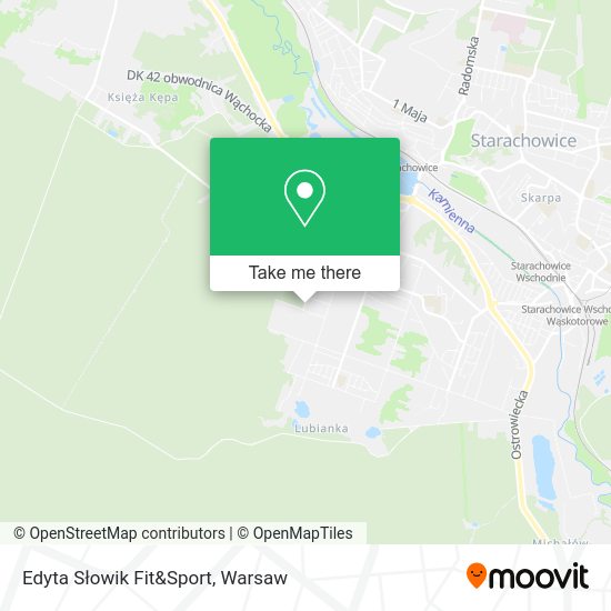 Edyta Słowik Fit&Sport map