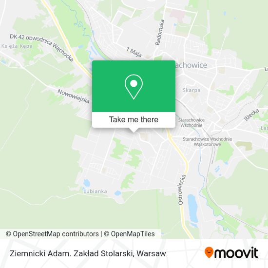 Ziemnicki Adam. Zakład Stolarski map