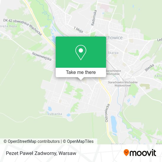 Pezet Paweł Zadworny map