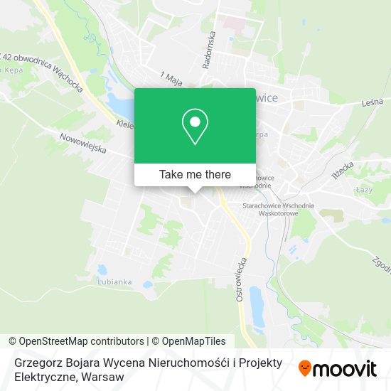 Grzegorz Bojara Wycena Nieruchomośći i Projekty Elektryczne map