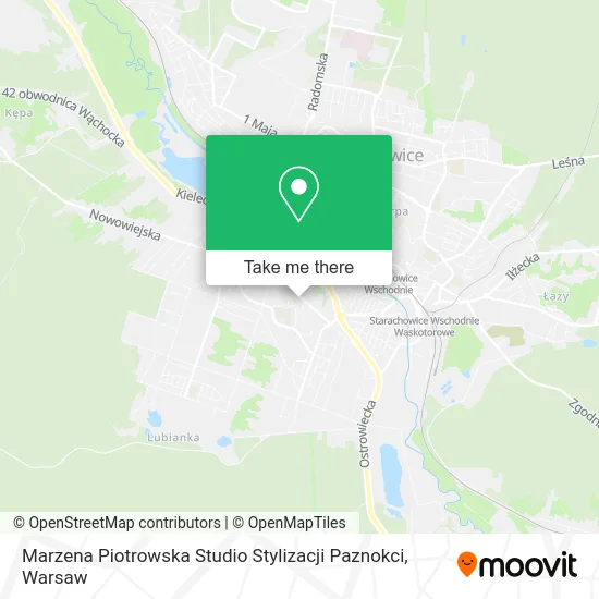 Карта Marzena Piotrowska Studio Stylizacji Paznokci