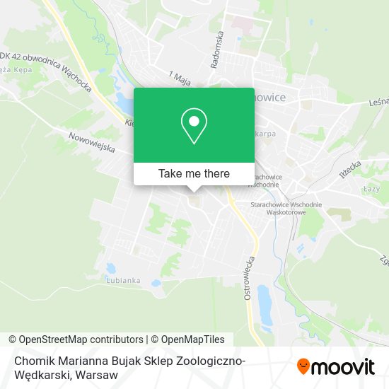 Chomik Marianna Bujak Sklep Zoologiczno-Wędkarski map