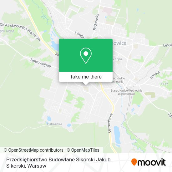 Przedsiębiorstwo Budowlane Sikorski Jakub Sikorski map