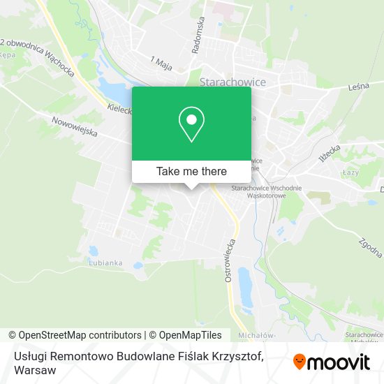 Usługi Remontowo Budowlane Fiślak Krzysztof map