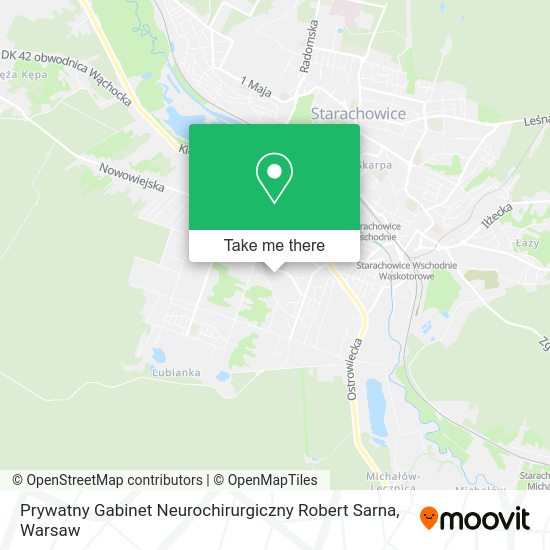 Prywatny Gabinet Neurochirurgiczny Robert Sarna map