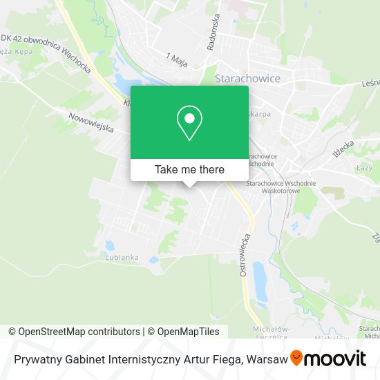 Prywatny Gabinet Internistyczny Artur Fiega map