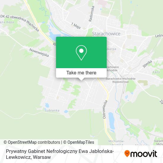 Prywatny Gabinet Nefrologiczny Ewa Jabłońska-Lewkowicz map