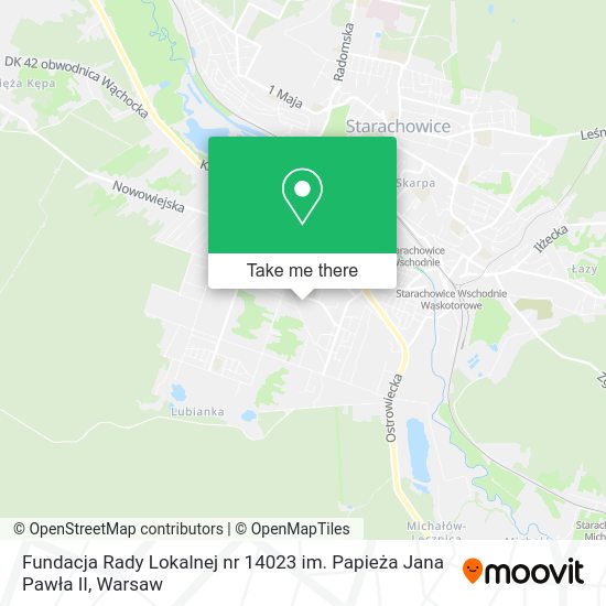 Fundacja Rady Lokalnej nr 14023 im. Papieża Jana Pawła II map