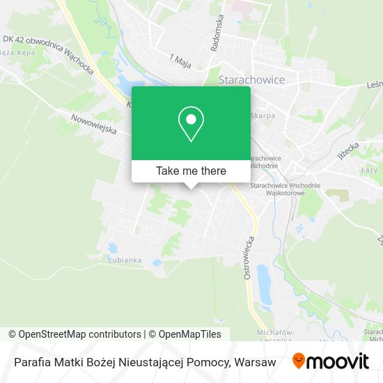 Parafia Matki Bożej Nieustającej Pomocy map