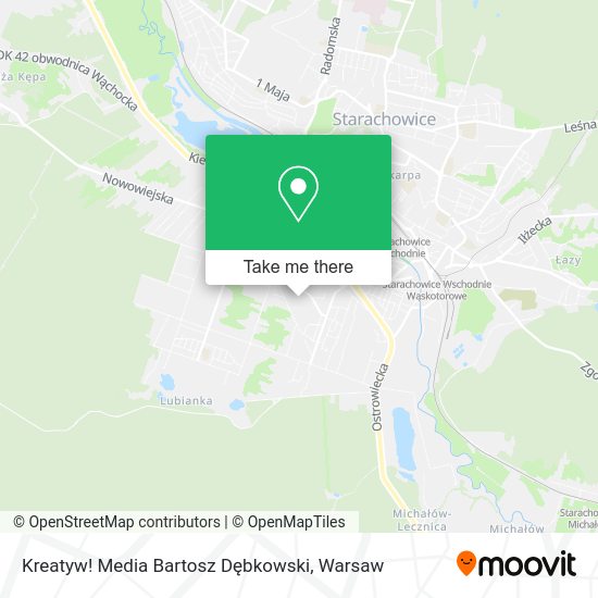 Kreatyw! Media Bartosz Dębkowski map