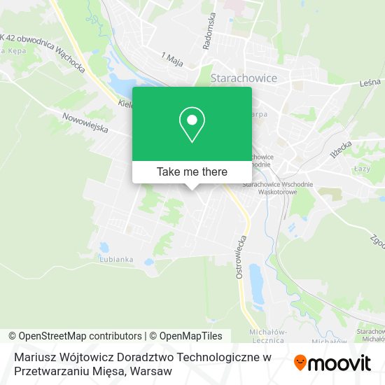 Mariusz Wójtowicz Doradztwo Technologiczne w Przetwarzaniu Mięsa map