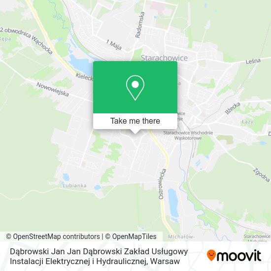 Dąbrowski Jan Jan Dąbrowski Zakład Usługowy Instalacji Elektrycznej i Hydraulicznej map